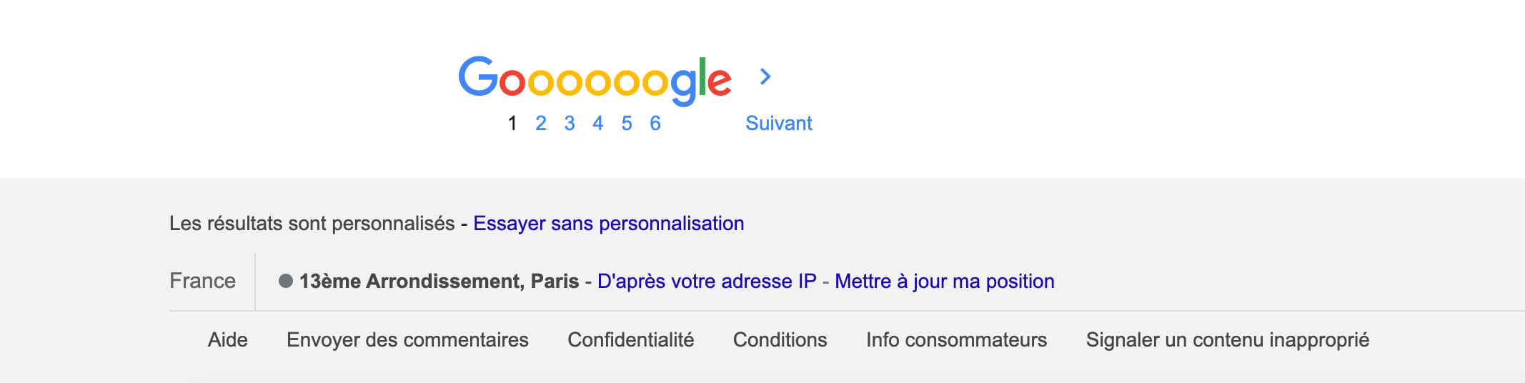 Localisation de Google à partir de l'adresse IP pour le SEO local