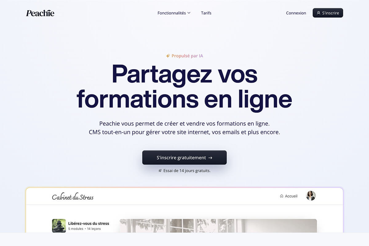 Plateforme LMS pour implémenter la méthode SAVI